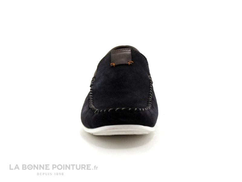 Point D'Orgues FABIO 2A Bleu Marine - Marron - Mocassin 2 Point D'Orgues FABIO 2A Bleu Marine - Marron - Mocassin – Image 2