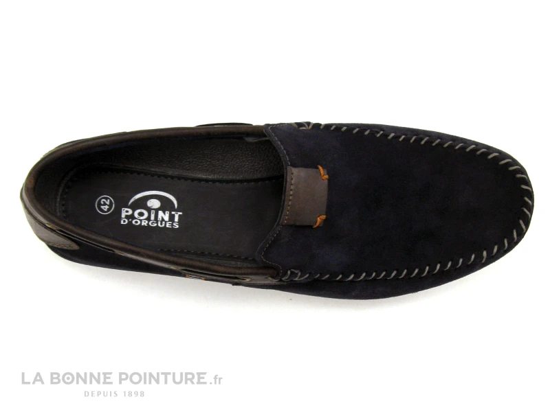 Point D'Orgues FABIO 2A Bleu Marine - Marron - Mocassin 6 Point D'Orgues FABIO 2A Bleu Marine - Marron - Mocassin – Image 6