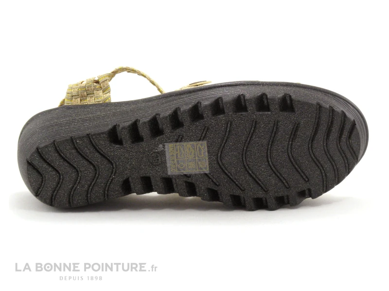 WOZ UP 689 Or Beige - Nu-pieds Compense 7 WOZ UP 689 Or Beige - Nu-pieds Compense – Image 7