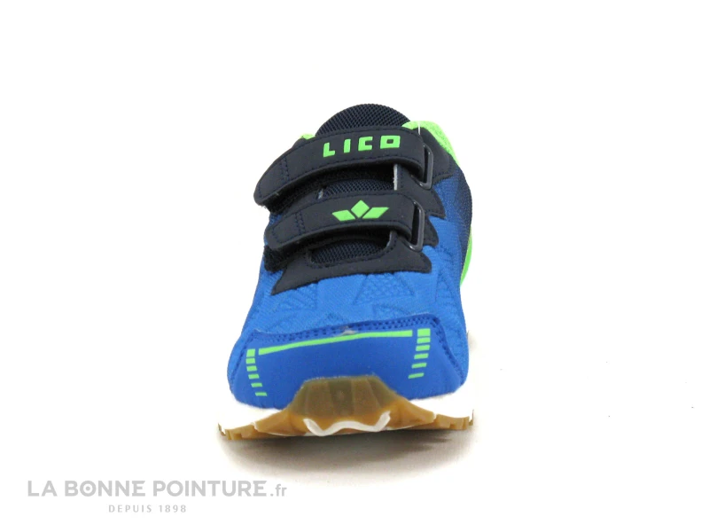 Lico 360756 FLORI V - Bleu - Vert Lime - Basket Enfant A Scratch 2 Lico 360756 FLORI V - Bleu - Vert Lime - Basket Enfant A Scratch – Image 2