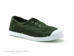 Cienta 70777 Kaki - Tennis Toile Enfant Sans Lacet