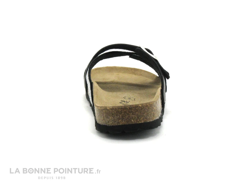 Autenti 689156 Noir Argent - Mule Femme 4 Autenti 689156 Noir Argent - Mule Femme – Image 4