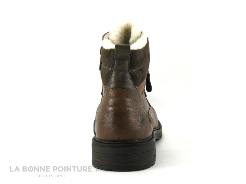 Mustang 4157-603-307 Cognac - Bottillon Homme Interieur Fourrure 4 Mustang 4157-603-307 Cognac - Bottillon Homme Interieur Fourrure – Image 4