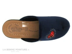 Fly Flot FRECY Bleu Marine - Coeur Ecossais - Pantoufle Sabot Femme -Magasin De Chaussures cd24607c73b9e66c561f35ea11d5d5ef img 2895.jpg 175071
