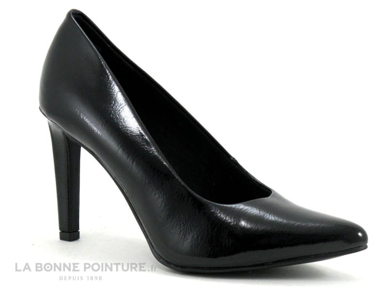 Marco Tozzi 2-22415-29 Black Patent - Escarpin Talon Aiguille Noir Verni 1 Marco Tozzi 2-22415-29 Black Patent - Escarpin Talon Aiguille Noir Verni