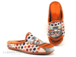 Maison Espadrille 9000 Chat Lunettes - Orange - Pantoufle Mule Femme -Magasin De Chaussures cd24607c73b9e66c561f35ea11d5d5ef img 2936.jpg 175161