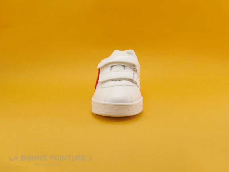Geox SKYLIN J928WC - White Red - Love - Sneakers Fille 2 Geox SKYLIN J928WC - White Red - Love - Sneakers Fille – Image 2