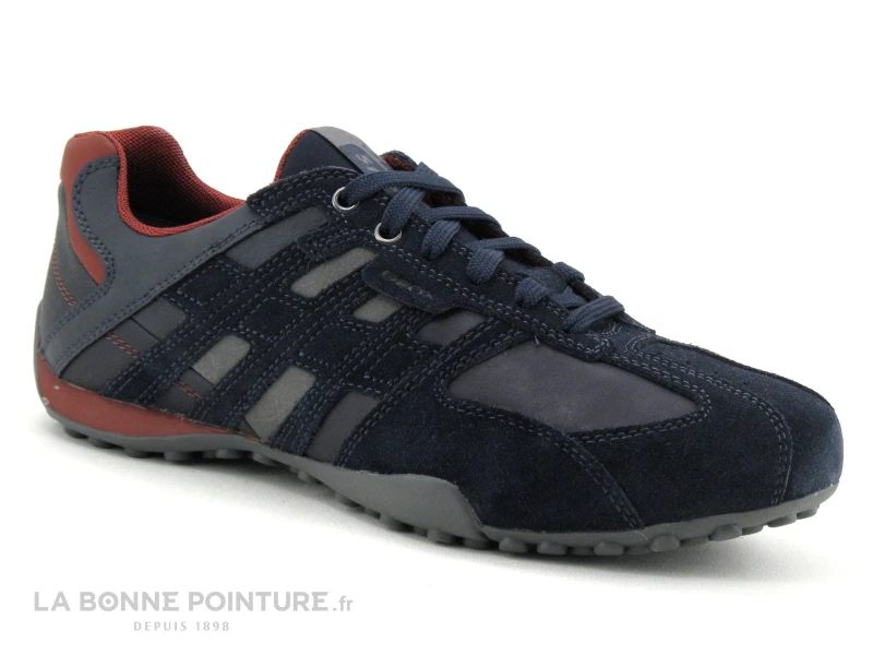 Geox U4207K Snake Navy - Basket Ville Homme 1 Geox U4207K Snake Navy - Basket Ville Homme