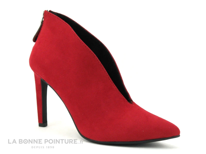 Marco Tozzi 2-25019-27 Red - Escarpin Rouge Talon Aiguille - Zip 5 Marco Tozzi 2-25019-27 Red - Escarpin Rouge Talon Aiguille - Zip – Image 5