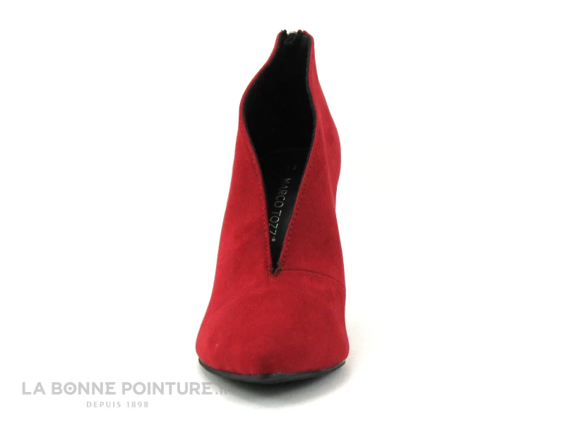 Marco Tozzi 2-25019-27 Red - Escarpin Rouge Talon Aiguille - Zip 2 Marco Tozzi 2-25019-27 Red - Escarpin Rouge Talon Aiguille - Zip – Image 2