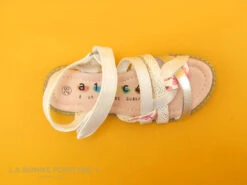 A 1 2 C 4 SOLEN-T Blanc Rose - Sandale Velcro -Magasin De Chaussures cd24607c73b9e66c561f35ea11d5d5ef img 3211.jpg 103201