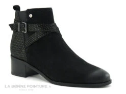 Fugitive RANDO Oil Noir Boots A Pois