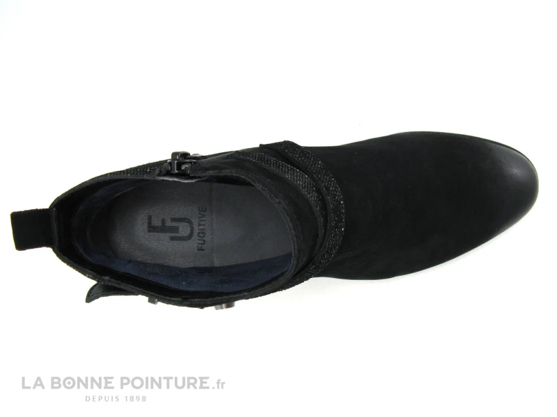 Fugitive RANDO Oil Noir Boots A Pois 6 Fugitive RANDO Oil Noir Boots A Pois – Image 6