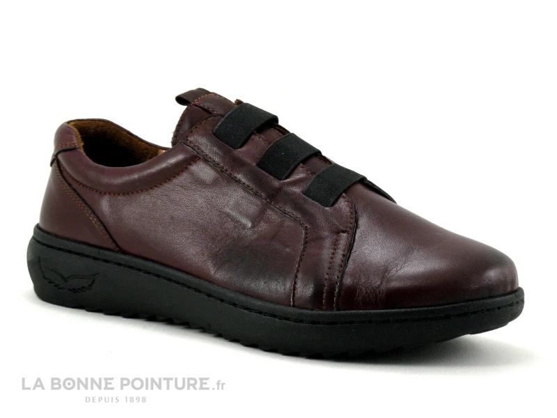 Karyoka DENIM Bordeaux - Elastique - Chaussure Basse Femme 1 Karyoka DENIM Bordeaux - Elastique - Chaussure Basse Femme