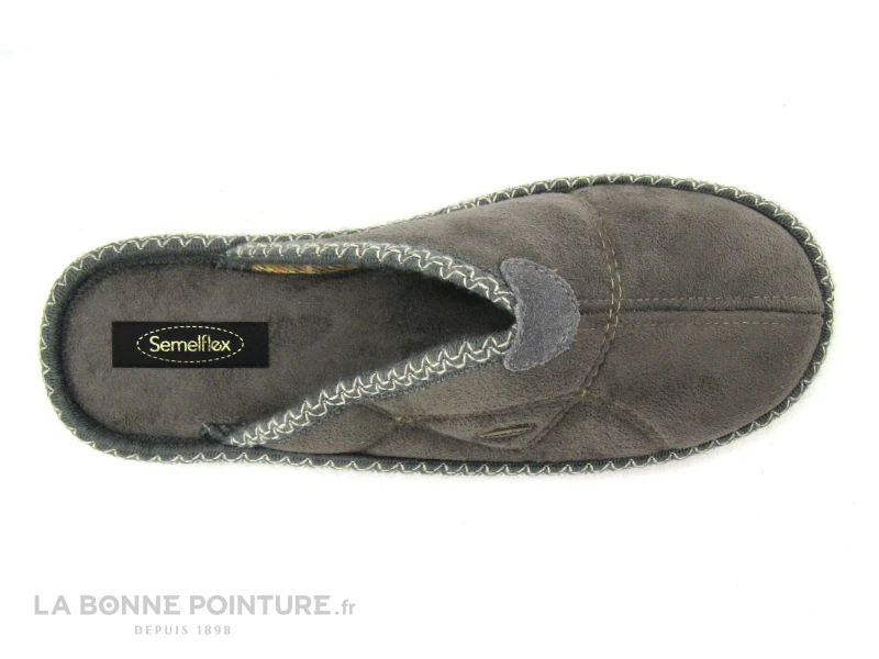 Semelflex ALASKA - Chausson Mule Gris 6 Semelflex ALASKA - Chausson Mule Gris – Image 6