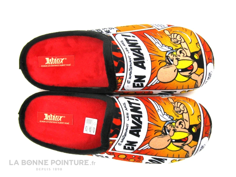 Maison Espadrille ASTERIX A10H - Rouge - Pantoufle Mule Homme 2 Maison Espadrille ASTERIX A10H - Rouge - Pantoufle Mule Homme â Image 2