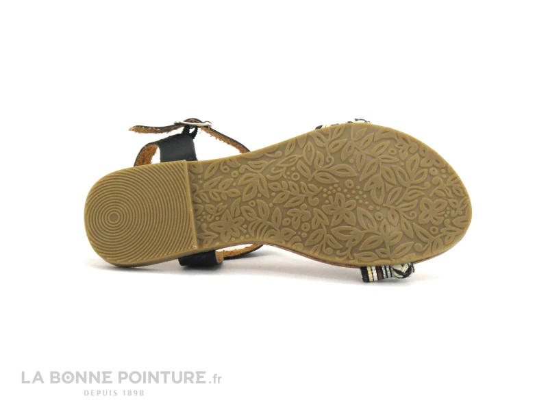 Wipop YATCH Noir - Bride Salome - Sandale Fille 4 Wipop YATCH Noir - Bride Salome - Sandale Fille – Image 4