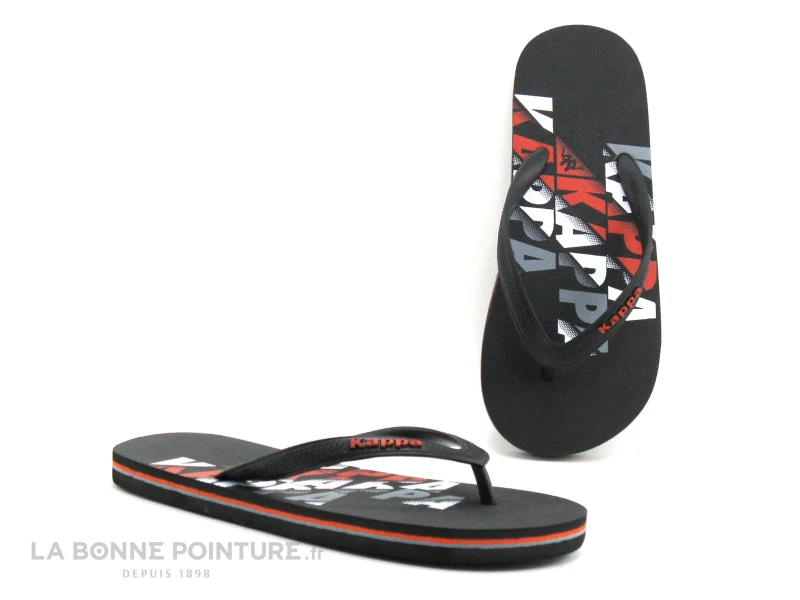 Kappa ALDAN 3032EI0 906 - Black Red Orange - Tong GARCON 1 Kappa ALDAN 3032EI0 906 - Black Red Orange - Tong GARCON