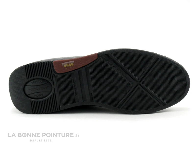 Pegada 118605-09 - Basket Basse Homme En Cuir Noir 7 Pegada 118605-09 - Basket Basse Homme En Cuir Noir – Image 7