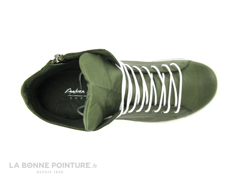 Andrea Conti 0341500 Olive - Basket Montante Kaki 6 Andrea Conti 0341500 Olive - Basket Montante Kaki – Image 6