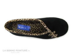 Zels 2454 Velours Noir - Pourtour Leopard Beige - Chausson Ballerine -Magasin De Chaussures cd24607c73b9e66c561f35ea11d5d5ef img 3945.jpg 164701
