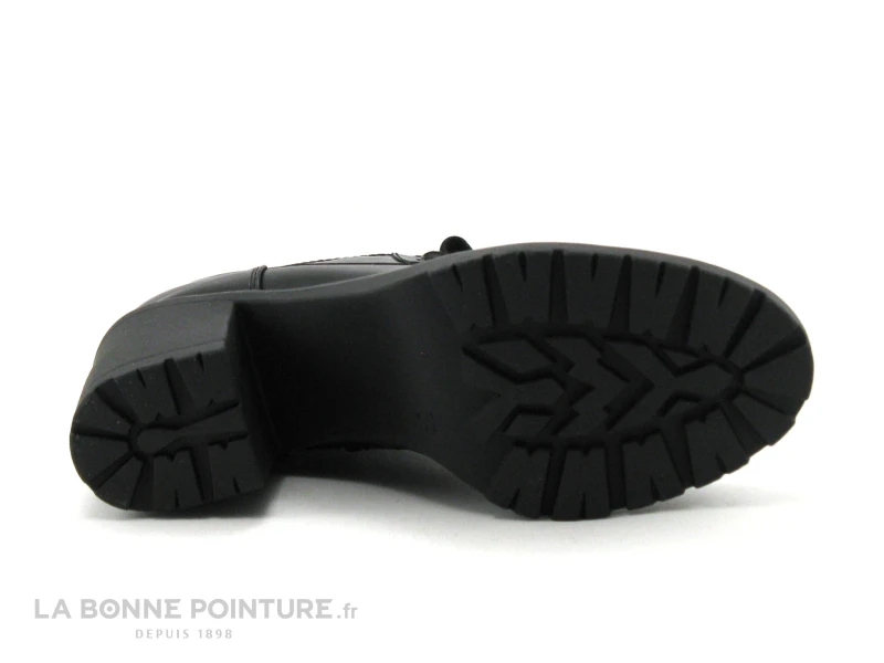 Marco Tozzi 2-25204-27 - Bottine Noire A Lacet Avec Talon Haut Epais 7 Marco Tozzi 2-25204-27 - Bottine Noire A Lacet Avec Talon Haut Epais – Image 7