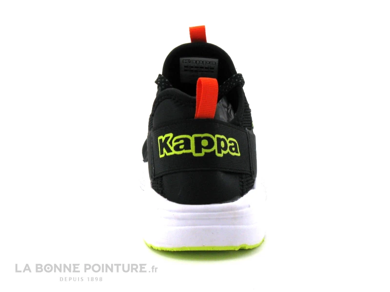 Kappa SAN PUERTO 36161RW A2L Black Orange Lime - Basket Noire Homme 4 Kappa SAN PUERTO 36161RW A2L Black Orange Lime - Basket Noire Homme – Image 4