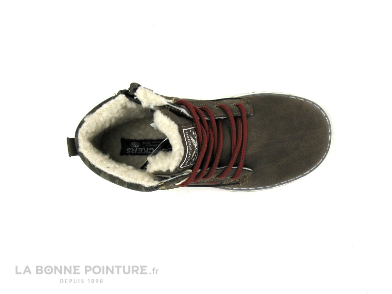 Dockers 49SU702 Marron - Lacet Rouge - Bottillon GARCON 6 Dockers 49SU702 Marron - Lacet Rouge - Bottillon GARCON – Image 6
