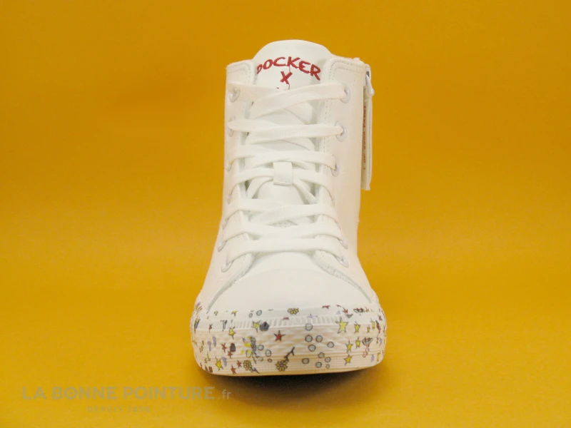 Dockers Gensheimer Peace And Love - 36UR911-610 - BLANC - Basket Montante 2 Dockers Gensheimer Peace And Love - 36UR911-610 - BLANC - Basket Montante – Image 2