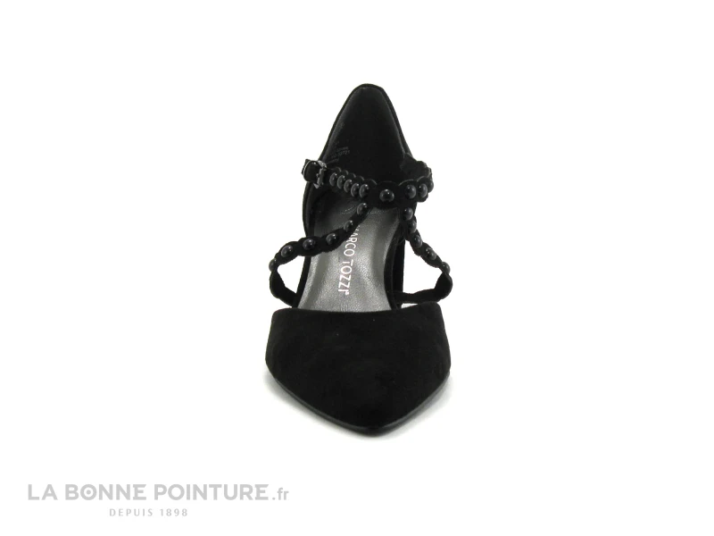 Marco Tozzi 2-24403-22 - Lanieres Tressees - Escarpin Noir 2 Marco Tozzi 2-24403-22 - Lanieres Tressees - Escarpin Noir – Image 2