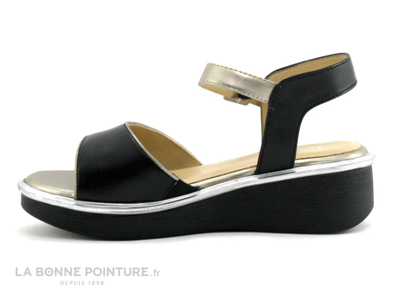 Regarde Le Ciel BETTY-05 Silky Etoile Black - Sandale Femme 3 Regarde Le Ciel BETTY-05 Silky Etoile Black - Sandale Femme – Image 3