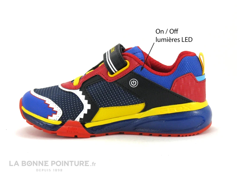 Geox Pixel J26FEA Bayonyc Royal-Red - Sneakers GARCON 3 Geox Pixel J26FEA Bayonyc Royal-Red - Sneakers GARCON – Image 3