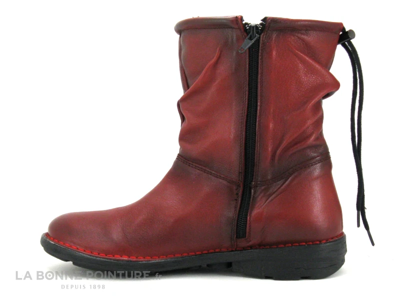 Brans 13639 Cherry - Bottine Femme Rouge-bordeaux 3 Brans 13639 Cherry - Bottine Femme Rouge-bordeaux – Image 3