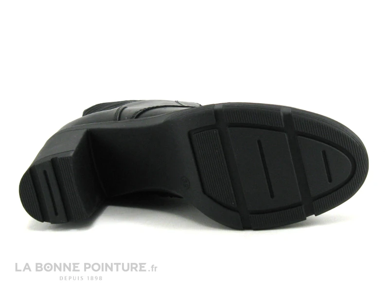 Marco Tozzi 2-25452-29 Black Comb - Boots Noires A Talon Haut Epais 7 Marco Tozzi 2-25452-29 Black Comb - Boots Noires A Talon Haut Epais – Image 7