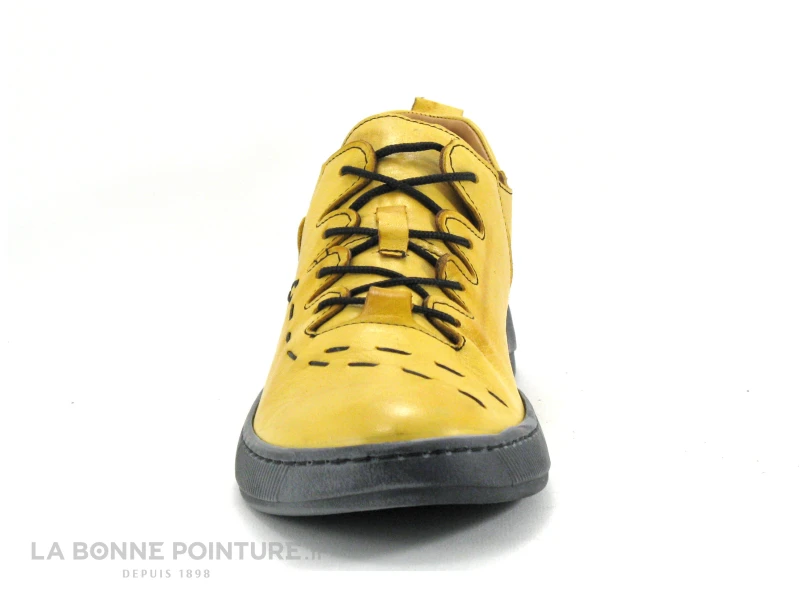 Karyoka BOBER Jaune - Chaussure Basse Femme Cuir Jaune 2 Karyoka BOBER Jaune - Chaussure Basse Femme Cuir Jaune – Image 2