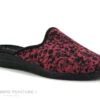 Semelflex LAPONY Bordeaux - Pantoufle Mule Femme