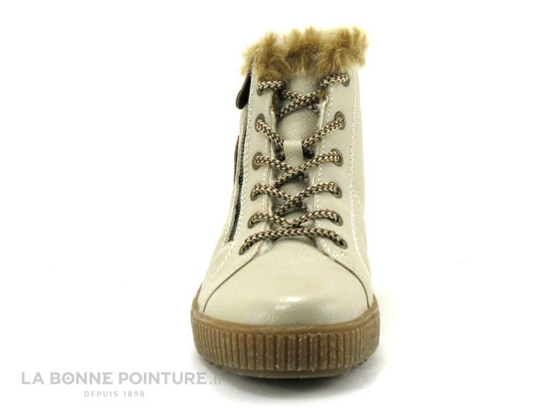 Remonte R7980-80 Creme - Muscat - Basket Montante Femme 2 Remonte R7980-80 Creme - Muscat - Basket Montante Femme – Image 2