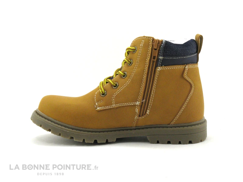 Wipop WELKOR Camel - Haut Jean Bleu - Bottillon GARCON 2 Wipop WELKOR Camel - Haut Jean Bleu - Bottillon GARCON – Image 2