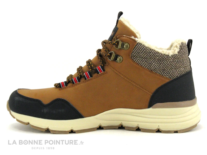 Route 66 PILOTI Camel Noir - Chaussure Montante Homme 3 Route 66 PILOTI Camel Noir - Chaussure Montante Homme – Image 3