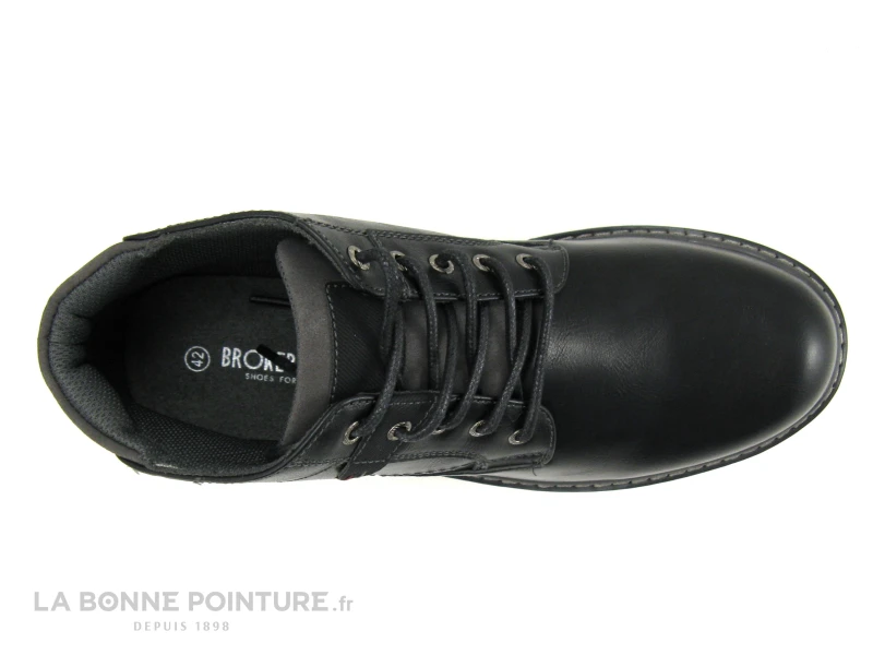Broker And Co 18836 Noir - Chaussure Montante Homme 3 Broker And Co 18836 Noir - Chaussure Montante Homme â Image 3