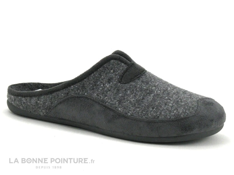 Ouf Chic Et Relax BIOTEX Gris - Pantoufle Mule Homme 1 Ouf Chic Et Relax BIOTEX Gris - Pantoufle Mule Homme