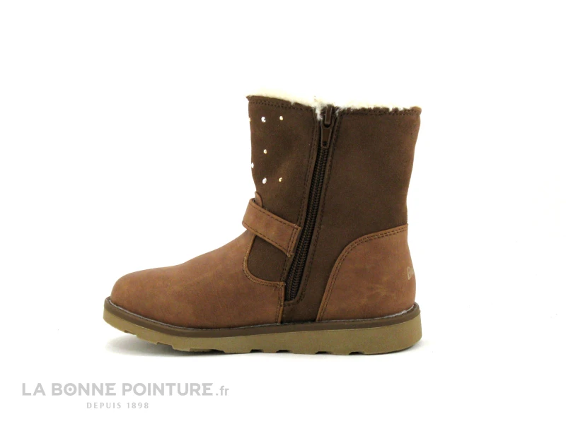 BM Footwear 2160203 Cognac - Botte Fille Marron Clair 2 BM Footwear 2160203 Cognac - Botte Fille Marron Clair – Image 2