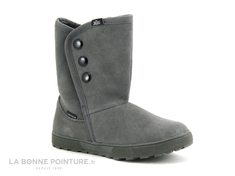 Lico Amalia 710171 Gris - Bottine Fourree - Cuir Velours Gris 1 Lico Amalia 710171 Gris - Bottine Fourree - Cuir Velours Gris