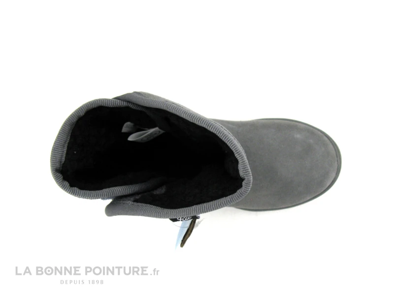 Lico Amalia 710171 Gris - Bottine Fourree - Cuir Velours Gris 4 Lico Amalia 710171 Gris - Bottine Fourree - Cuir Velours Gris – Image 4