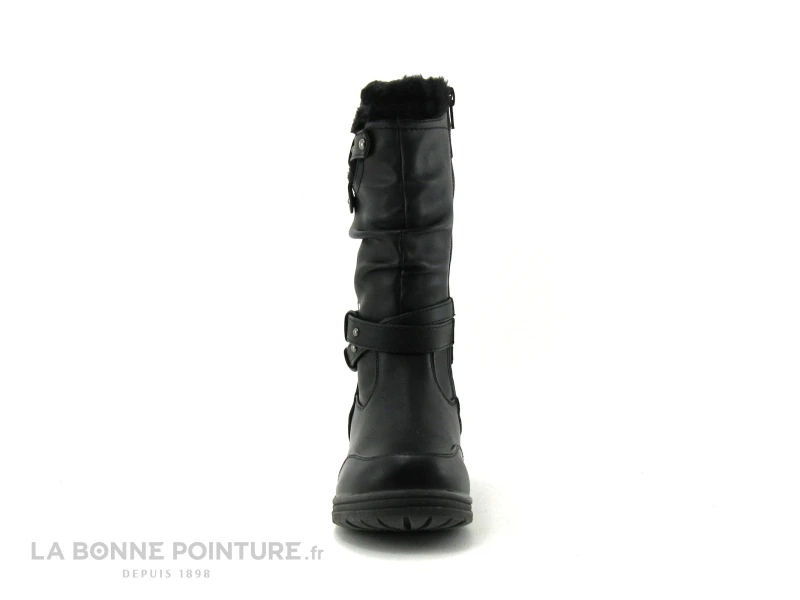 Wipop Dyna Noir-Boots Fille Fourrees Zip 2 Wipop Dyna Noir-Boots Fille Fourrees Zip – Image 2