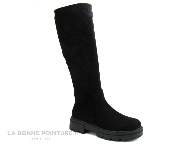 The Divine Factory HX4713 Noir - Botte Stretch Noir - Semelle Epaisse 1 The Divine Factory HX4713 Noir - Botte Stretch Noir - Semelle Epaisse
