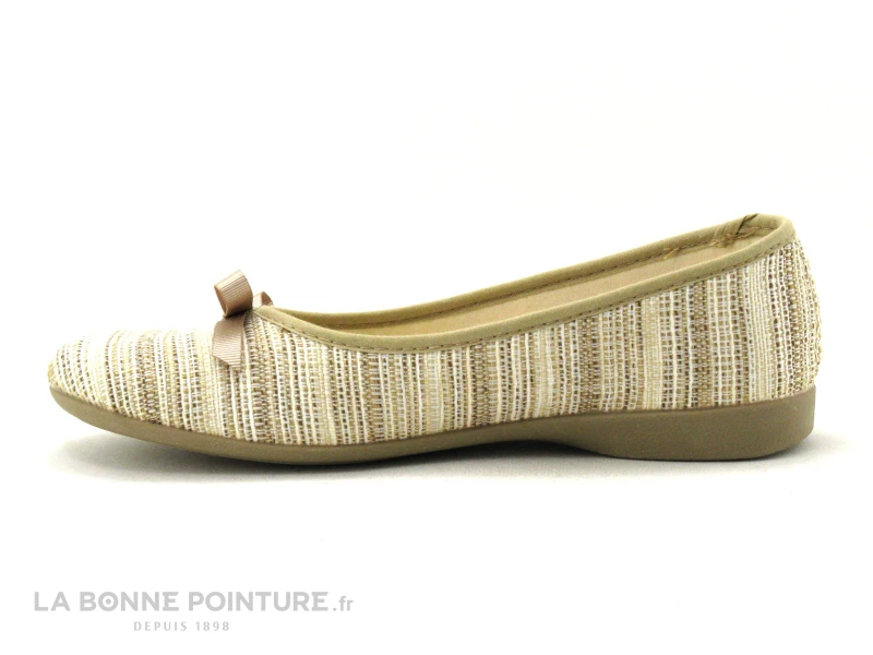 Zels 2374 Beige - Pantoufle Ballerine Femme 3 Zels 2374 Beige - Pantoufle Ballerine Femme – Image 3