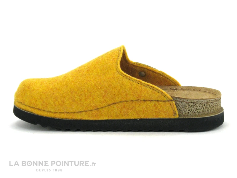 Ouf MOLYMPE Jaune - Pantoufle Femme En Feutre Recycle 2 Ouf MOLYMPE Jaune - Pantoufle Femme En Feutre Recycle – Image 2