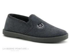 Ouf BARTIN Gris - Petit Carreaux - Ecusson - Chausson Homme -Magasin De Chaussures cd24607c73b9e66c561f35ea11d5d5ef img 5277.jpg 178057