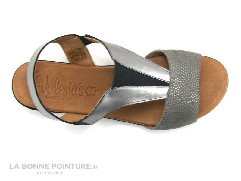 Valerias 5050 Gris Plomb - Sandale Confortable Femme 6 Valerias 5050 Gris Plomb - Sandale Confortable Femme â Image 6